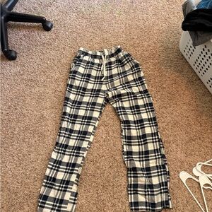 Sincerely Jules Checkered Pajama Pants - Navy and Cream